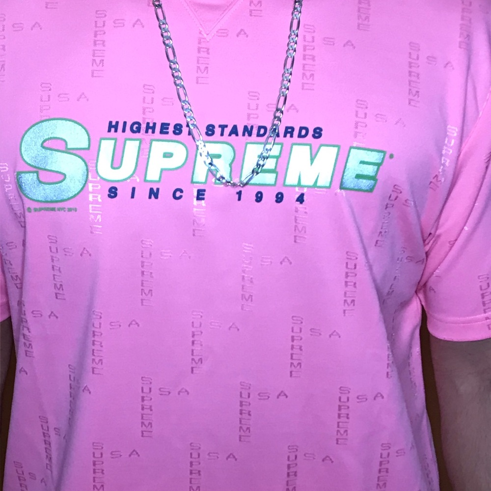 Supreme high standards Athletes shirt.